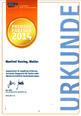 Manfred Vossieg, Makler